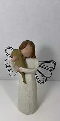 #ad Willow Tree Angel of Friendship Figurine Demdaco Susan Lordi 1999 $30.00