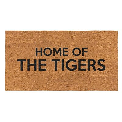 #ad Coir Doormats Non Slip Door Mat Home Of The Tigers Doormat 30quot; x 16quot; 2 Pack $59.99