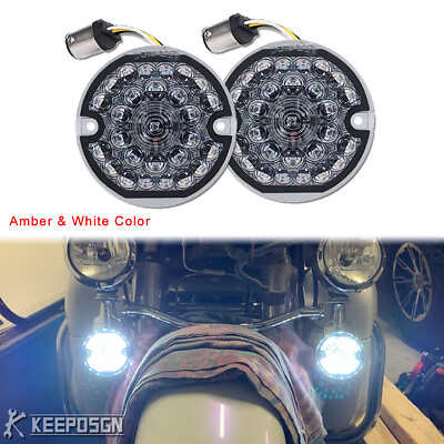 #ad 1157 LED Turn Signals Blinker Lights For Harley Road King Electra Glide Classic $29.10