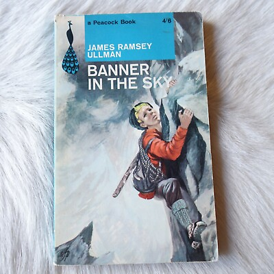 #ad JAMES RAMSEY ULLMAN Banner in the Sky Vtg Rock Climbing Vtg Adventure Book 1963 AU $99.99