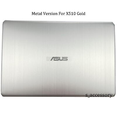 #ad New Asus X510 S5100U F510U A510 X510UR UA V580Q Lcd Cover Back Top Lid Gold US $78.99