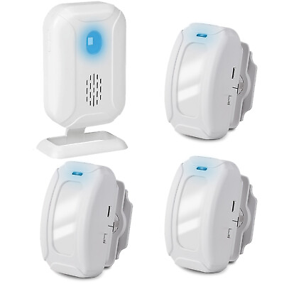 #ad Wireless 3 Infrared Sensors with 1 Receiver Flash Indicator Volume Adjustable US $37.99