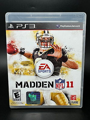 #ad Madden NFL 11 Sony PlayStation 3 PS3 *COMPLETE TESTED* $7.99