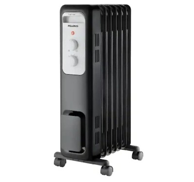 #ad Pelonis 1500 Watt Digital Electric Oil Filled Radiant Portable Space Heater $69.95