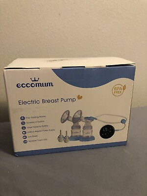 #ad Eccomum Electric Double Breast Pump Breastfeeding With 4 Modes 9 Levels Memory $39.50