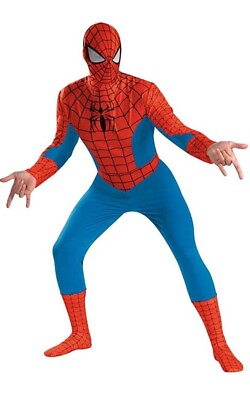 #ad SPIDERMAN SPIDER MAN DELUXE ADULT MENS LICENSED SUPER HERO FANCY DRESS COSTUME AU $65.99