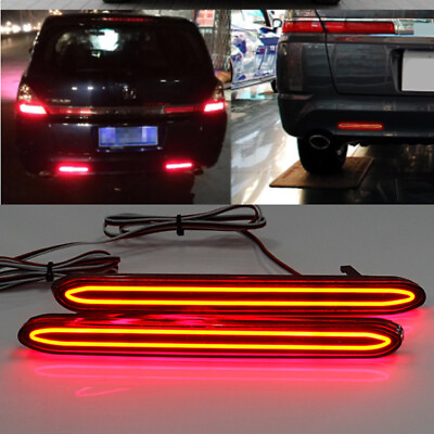 #ad 2x LED Rear Bumper Reflector Lights Brake Tail Lamp For Honda Odyssey 2007 2008 $18.67