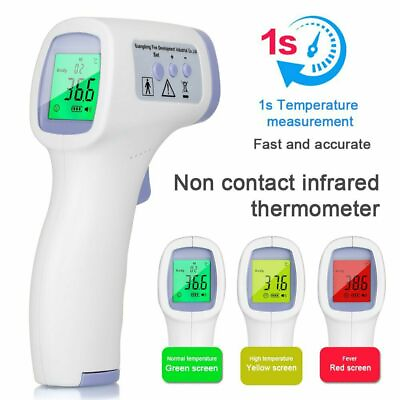 #ad Medical NON CONTACT Body Forehead IR Infrared Laser Digital Thermometer Accurate $15.99