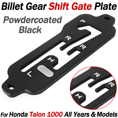 #ad For Honda Talon 1000R 1000X 1000X 4 Shift Gate Shiftgate Billet Plate 2019 2023 $11.99