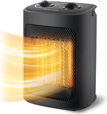 #ad Space Heater 1500W Electric Heaters Indoor Portable with Thermostat PTC Fast $41.66
