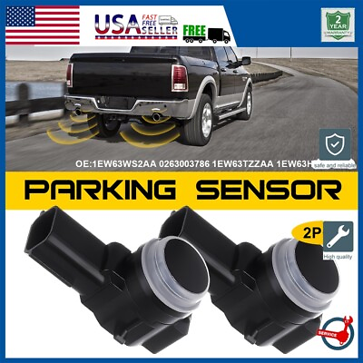 #ad 2X Reverse Parking Backup Bumper Parking Assist Sensor 2010 2011 For Dodge Nitro $15.99