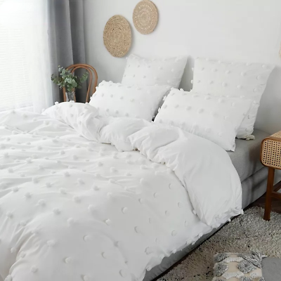 #ad 3pcs Luxury Bedding Sets Quilt Duvet Cover Pillowcases Bedclothes Home Textiles $286.32