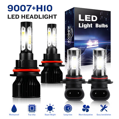 #ad 4pcs LED Headlights High Low Beam Fog Light White for Ford Ranger 2001 2010 2011 $49.99