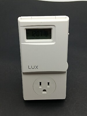 #ad Lux WIN100 Programmable Outlet Thermostat $12.99