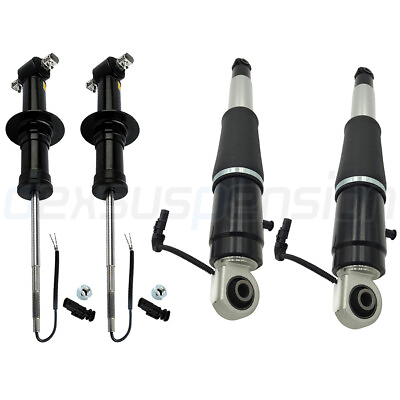 #ad 4x Fits Escalade Cadillac GMC Chevrolet Front Rear Air Electric Shock Strut $422.22