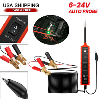 #ad Digital Automotive Car Power Probe Circuit Electrical Tester Test Device System $13.91