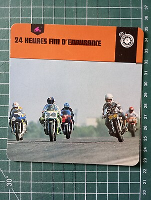 #ad Fiche Auto circa 1978 12x125cm moto 24H Fim endurance EUR 1.40