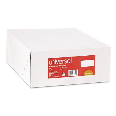 #ad UNIVERSAL Side Seam Business Envelope Side #10 4 1 8 x 9 1 2 White 500 Box 36320 $17.70