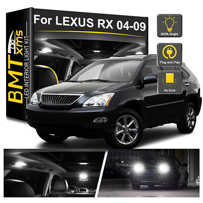 #ad 20x Interior LED Light Bulbs White Reverse For Lexus RX330 RX350 RX400h04 09 $23.98