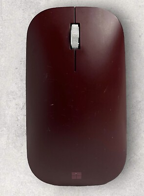 #ad Microsoft Bluetooth Surface Wireless Mouse Model 1679 Red TESTED $17.99
