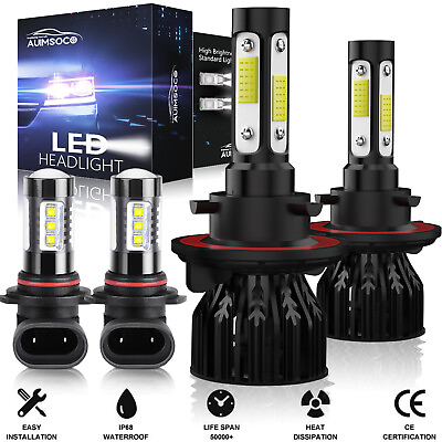 #ad 6000K LED Headlights Fog Light Bulbs For Ford Explorer 2006 2007 2008 2009 2010 $39.99