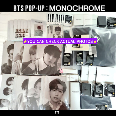 #ad PRE ORDER BTS 2024 POP UP MONOCHROME OFFICIAL MD PHOTOCARD T SHIRTS $16.80