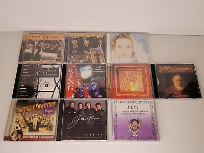 #ad Lot Of 10 Christian Gospel Cds Pre owned $10.99