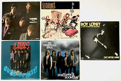 #ad Garage Rock Vinyl LP Lot: THE CHESTERFIELD KINGS FLESHTONES VIPERS ROY LONEY $59.99