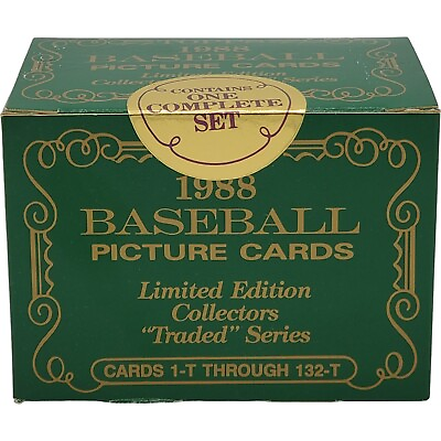 #ad 1988 Topps Traded Tiffany Baseball Set Factory Sealed Roberto Alomar Rookie $459.99