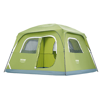 #ad VEVOR Camping Tent Camp Tent 10x9x6.5 ft for 6 Person Waterproof Lightweight $88.99