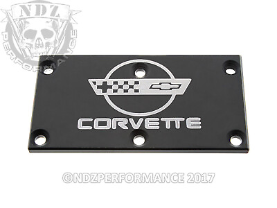 #ad TPI Throttle Body Plate for Chevy Bowtie Corvette C4 Black $22.95