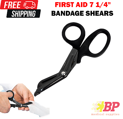 #ad #ad First Aid Medical Titanium Bonded Bandage EMT Shears Bent Scissors 7 1 4quot; $4.95