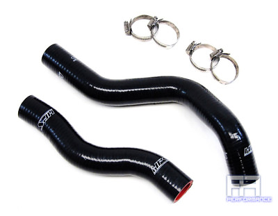 #ad HPS Reinforced Silicone Radiator Hose Kit for Civic 1.8L R18A1 R16A 06 11 Black $112.10