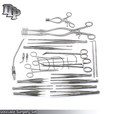 #ad 52 Pieces Vascular Surgery Surgical Instruments Set DS 1281 $160.30