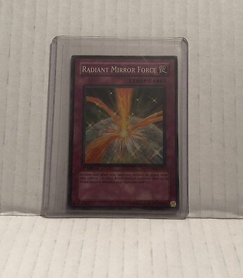 #ad Yugioh LP Radiant Mirror Force FOTB EN055 Ultimate Rare 1st Edition Light $25.00