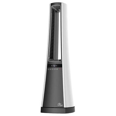 #ad Lasko Electric Tower Ceramic Space Heater 27.17quot; 1500 W Bladeless W Remote Gray $132.11