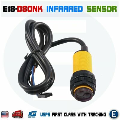 #ad E18 D80NK Infrared Photoelectric Switch Obstacle Avoidance Sensor Module USA $3.64