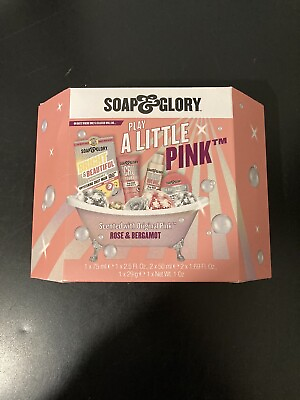 #ad #ad NEW Soap amp; Glory Play a Little Pink Bath amp; Beauty Set Rose Bergamot $15.25