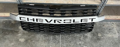 #ad Local Pickup 2019 2022 Chevrolet 1500 Trail Boss Silver 23388715 OEM Grill R96 $349.99