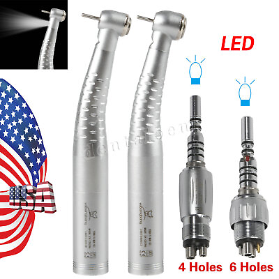 #ad KaVo Style Dental Fiber Optic LED High Speed Handpiece 4 6 Holes Quick Coupling $18.97
