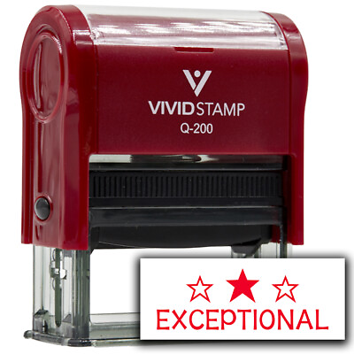 #ad Vivid Stamp Exceptional Self Inking Rubber Stamp $11.87