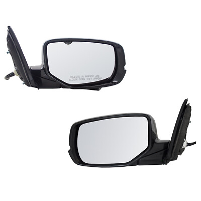#ad Pair Set Power Side Mirrors Heated Signal Camera for 13 17 Honda Accord Sedan $337.30