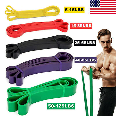 #ad #ad Heavy Duty Resistance Bands Set 5 Loop for Gym Exercise Pull up Fitness Workout $7.99