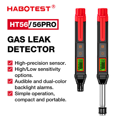 #ad HABOTEST HT56 HT56pro GAS Leak Carbon Monoxide amp; LP Gas Propane Detector Alarm $15.99