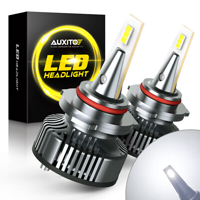 #ad 2X AUXITO 9005 HB3 LED Headlight Bulbs High Beam Super White Light 6500K 30000LM $42.99
