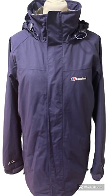 Berghaus AQ2 Jacket Nearly New Size 12 Peaked Hood Walking 3in1 Compatible Exc GBP 35.99