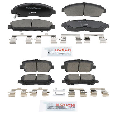 #ad Bosch QuietCast Ceramic Premium Disc Brake Pads FRONT REAR SET For Honda Acura $95.95