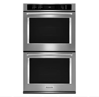 #ad Kitchen Aid 30” 10 Cu. Ft. Electric Double Wall Oven KODE500ESS $1299.00