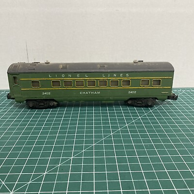 #ad Lionel Chatham #2402 Passenger Car O Gauge Lighted SOLD AS IS 626920 B2 $38.95