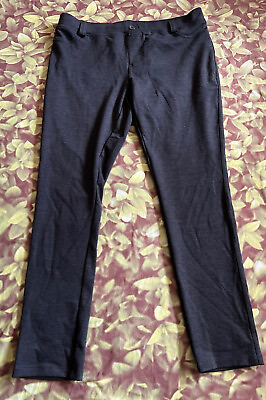 Eci New York Women’s XL Dark Gray stretchy Rayon Dressy Spandex Pants ￼ $13.99